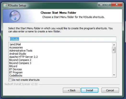 how to install rstudio on windows 3