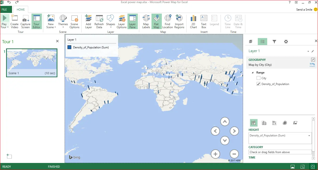 excel power map power map in excel