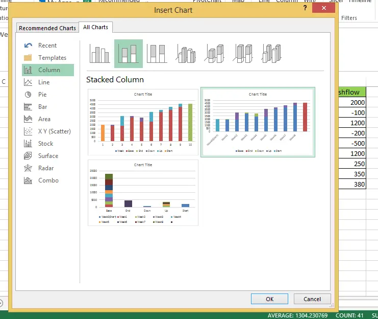 waterfall chart in excel 4
