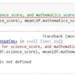 NameError - name mean is not defined pyspark 1