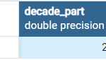 Extract Decade from date in postgresql 1