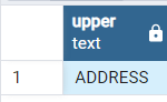 Convert Column to Uppercase in PostgreSQL - UPPER() 1