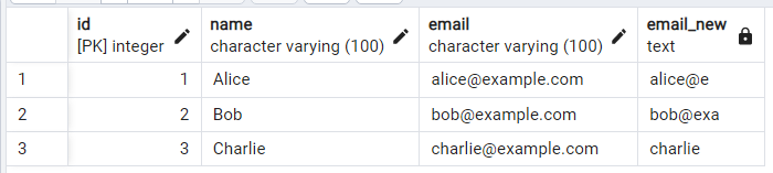 Extract the substring of the column in PostgreSQL 6