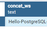 concat_ws() in PostgreSQL 1